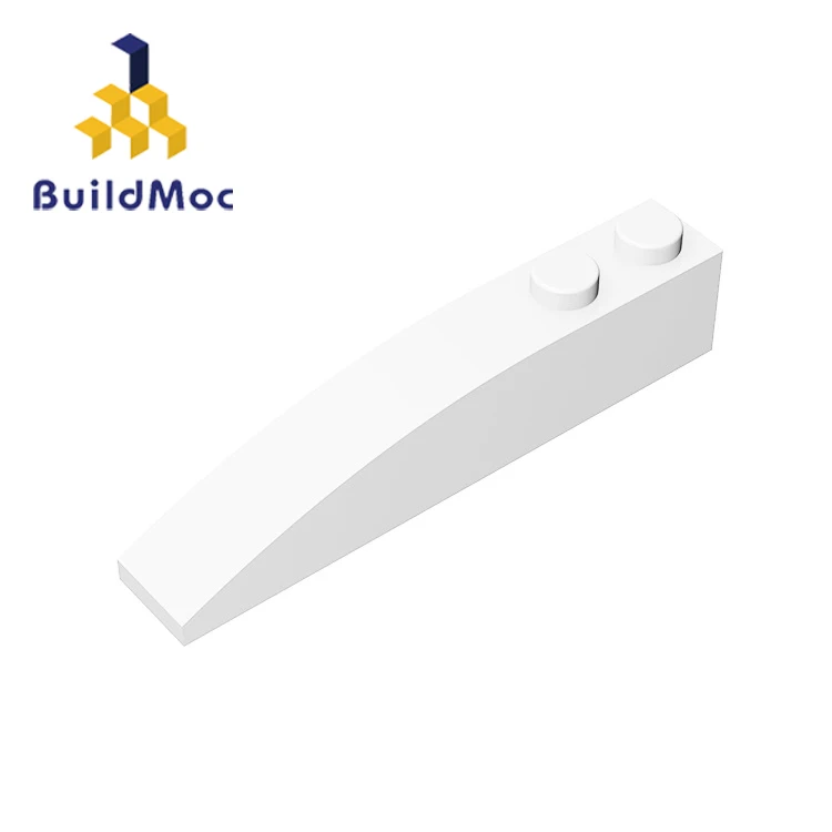 BuildMOC совместимые с сборными элементами 41762 склон изогнутые строительные блоки 6x1