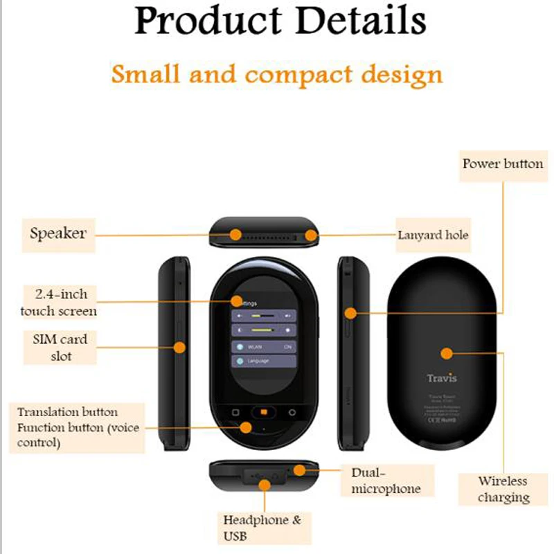 Новый обновленный Travis Touch 2 0 голосовой переводчик оффлайн онлайн 105 язык перевод