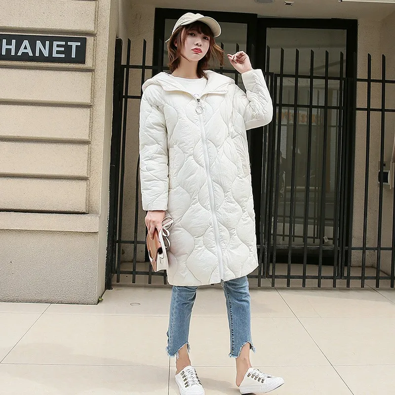 2018 темно-Кофе Белый Черный карамель тонкие длинные casacos de inverno feminino Для женщин