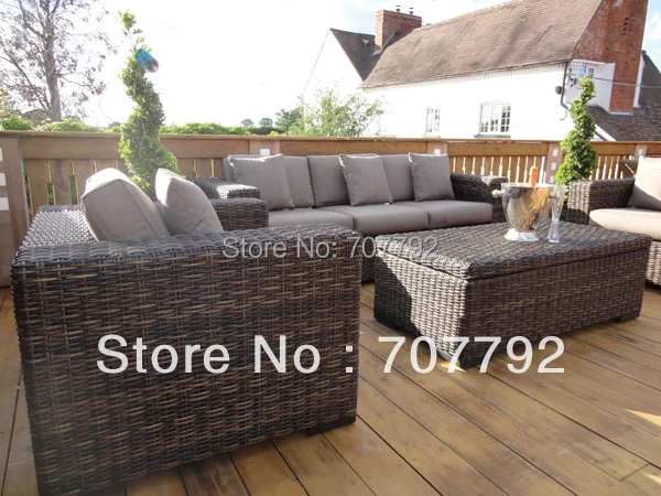 Новый дизайн винтажная мебель из ротанга набор диванов|rattan sofa sets|rattan sofasofa rattan |