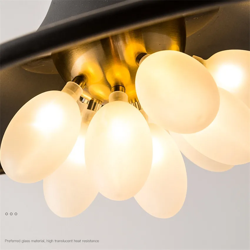 BANGERK скандинавский Лофт стиль современный LED подвесной светильник G4 железное