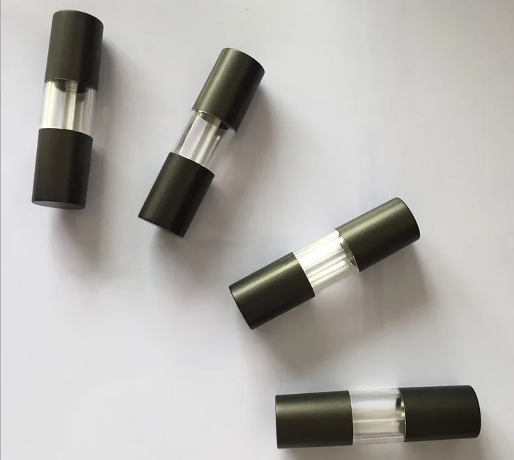 2017 Новое Прибытие 200 шт. 5 мл Пустой Помада Трубы Черный Гигиеническая трубки