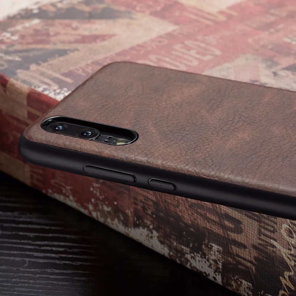 Тонкий роскошный PU кожаный чехол для Huawei p20 Pro Чехол тонкий жесткий lite |