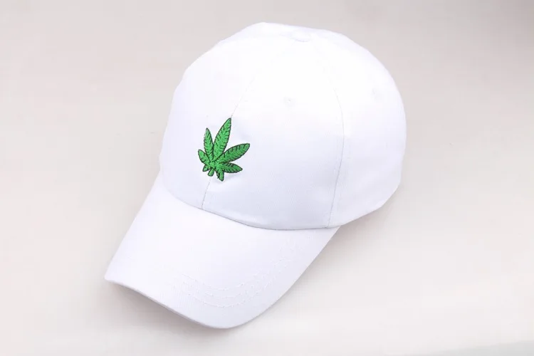 Шляпа мужская женская бейсбольная Кепка Snapback модная Конопля зеленые листья вышивка Кепка зеленая шляпа камуфляж хлопковая шляпа от солнца
