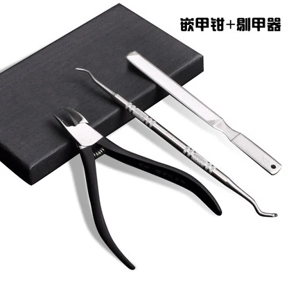 Nail Scissors Kit Stainless Steel Clamp Cuticle Cutter Remover Dead Skin Clipper Set Cut Nail Care Pedicure Armor Tool Set Sale