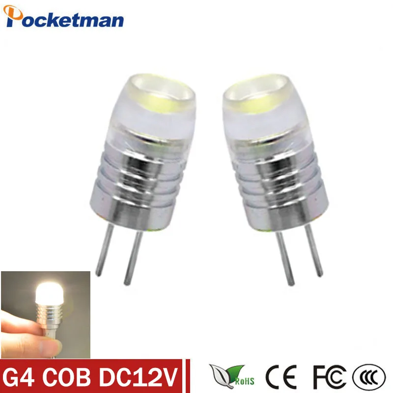 1 шт. мини G4 Led лампа мощность 3 Вт 5 6 COB светильник DC/AC 12 В 360 луч ing для люстры s