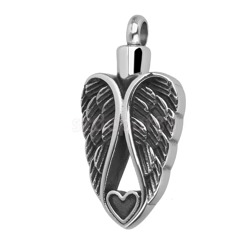 Подвеска в виде крыльев Ангела памятный сувенир для кремации|pendant locket|ash urnmemorial ashes