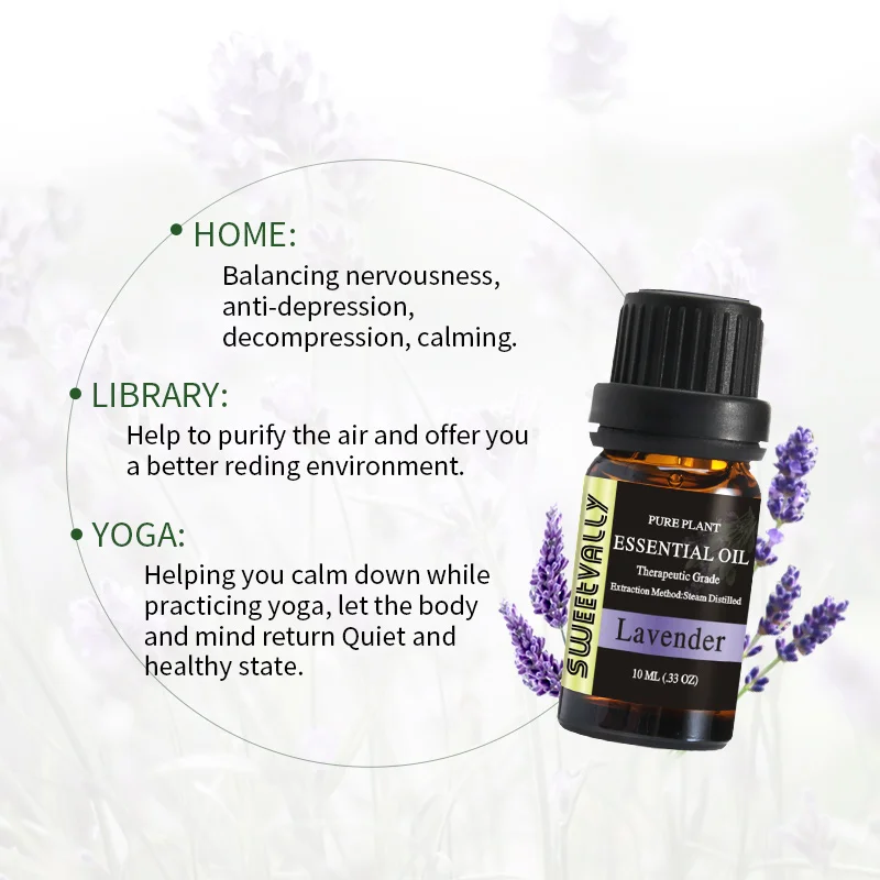 Эфирное масло 10 мл с ароматическим ароматерапевтическим маслом бытовые товары