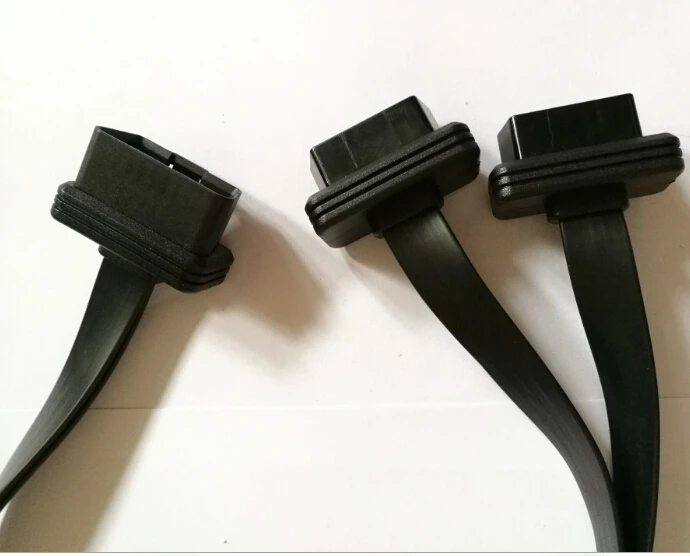 Автомобильный диагностический инструмент плоский разветвитель obdl2 кабеля с