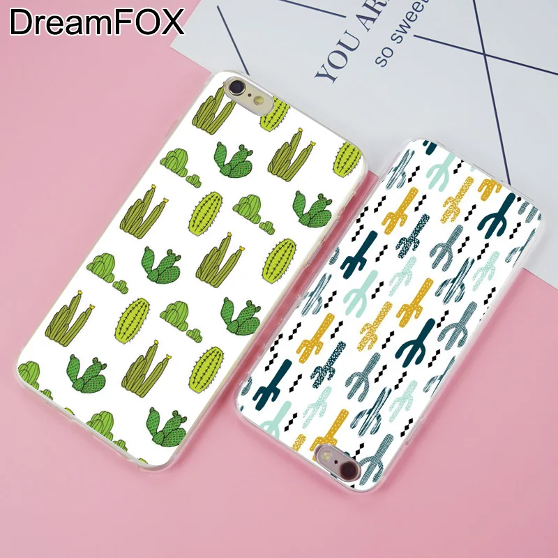 DREAMFOX K038 кактус роскошный мягкий ТПУ силиконовый чехол для Apple iPhone 11 Pro X XR XS Max 8 7 6 6S