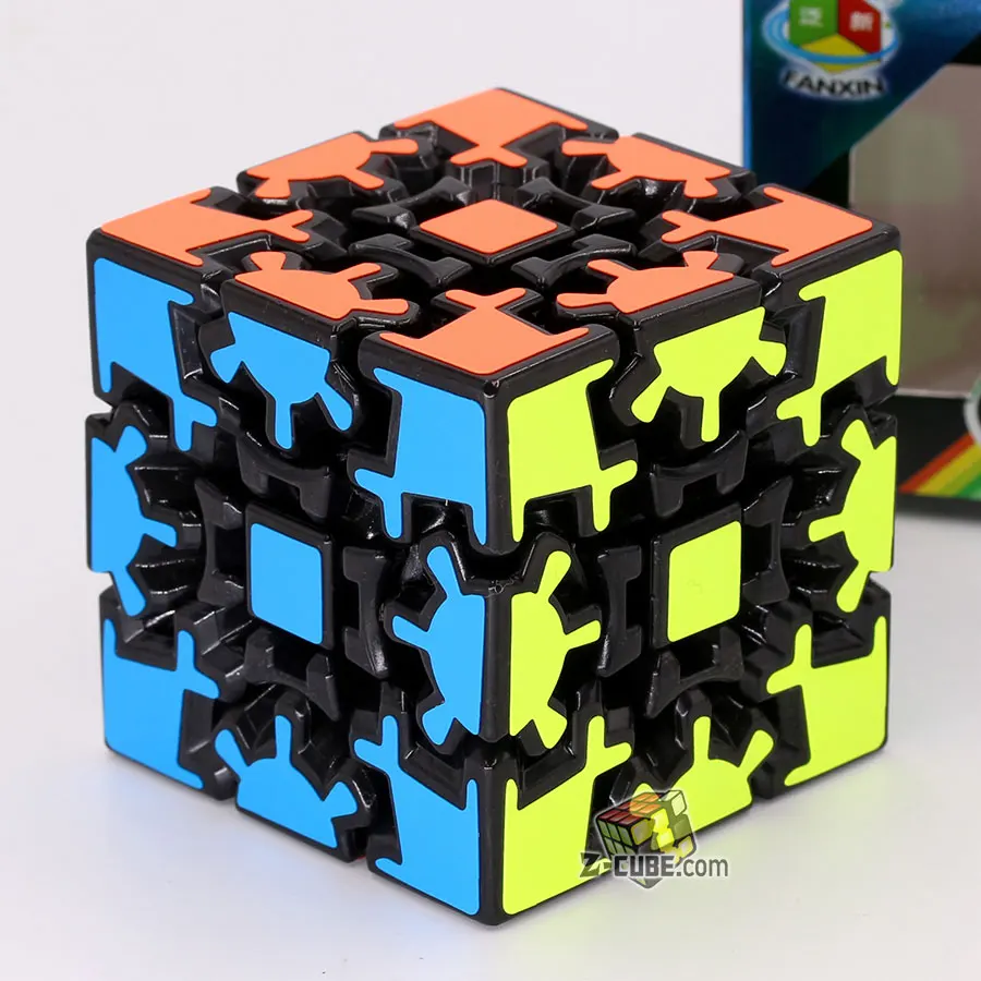 Головоломка, магический куб FanXin gear Cube 3x3x3 3*3*3, скоростной куб, профессиональная логическая игра, игрушки странной формы, twist wisdom club Z
