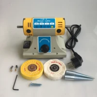 350w electric grinder polishing machine kit adjustable speed polisher sanding jewelry dental motor lathe bench mini burnishing