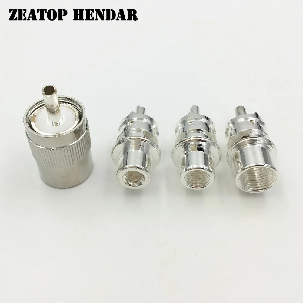 5 шт латунный UHF PL259 штекер для припоя RG58 RG142 / RG5 RG6 5D FB RG8 RG213 LMR400 кабель