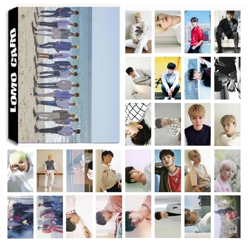 Горячая 30 шт./компл. KPOP 17 02 команда не хочу Cry Фотоальбом Карта PVC карт Self Made ломо