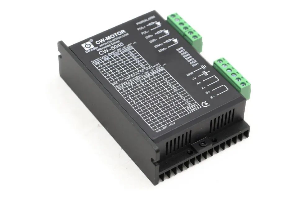 Новое поступление! Nema 23 Драйвер шагового двигателя CW5045 0-4.5A 24-50vDC для Nema 17/Nema 23 2 фазы шагового двигателя привод