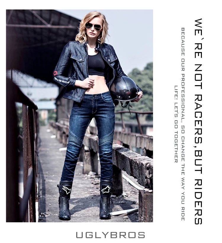 Новинка огнеупорные ковбойские штаны UglyBROS внутри для езды на мотоцикле дорожные