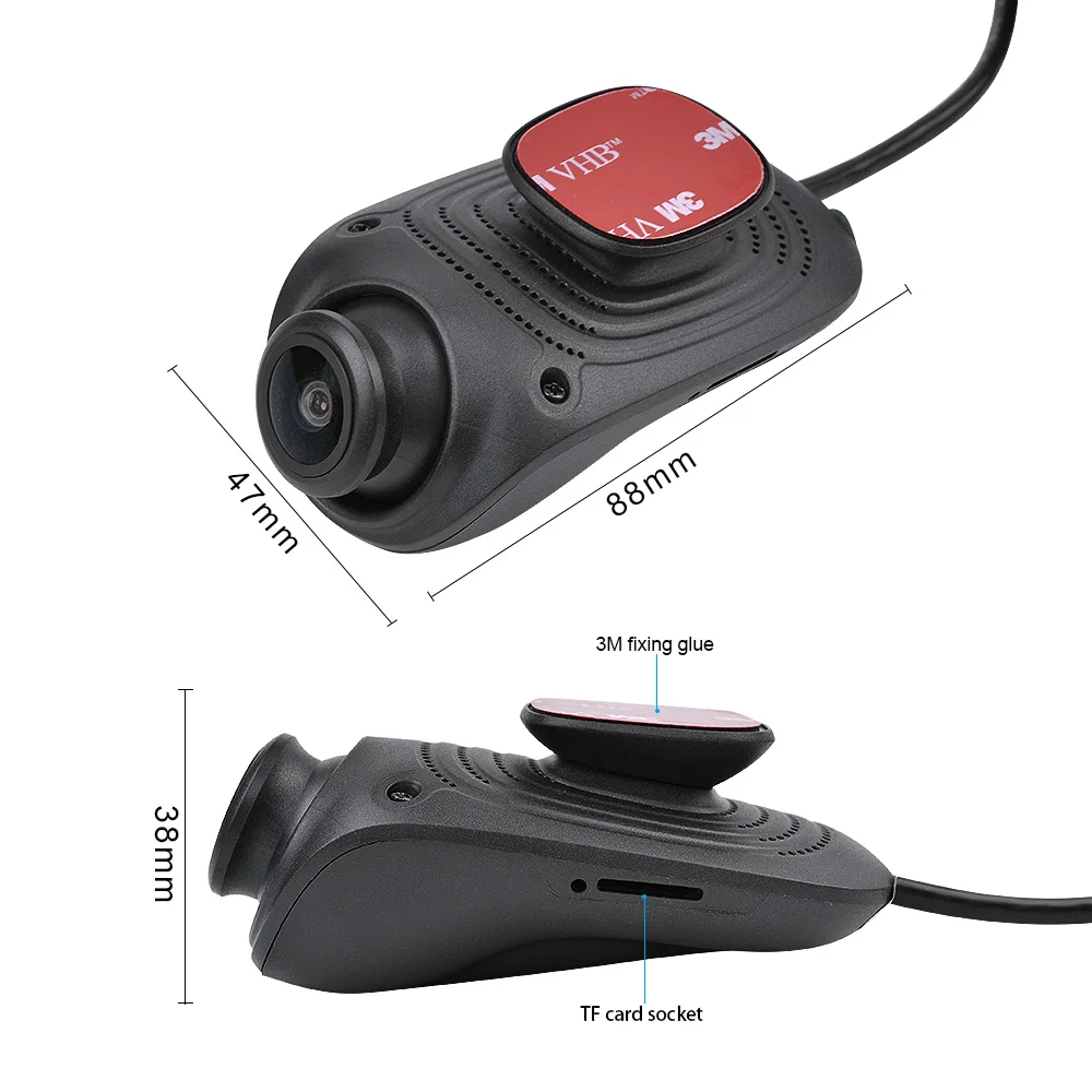 AOSHIKE ADAS Мини Авто USB камера для Android автомобиля HD 140 градусов вождения рекордер звездный свет ночного видения автомобиля камера TF