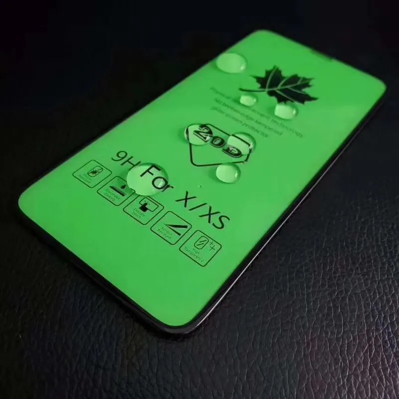 20D полное покрытие края закаленное стекло для iPhone X XS 7 8 6 Plus Защита экрана XR Xs Max с