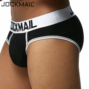 Трусы JOCKMAIL мужские с мешочком для пениса, Брендовое пикантное мягкое модальное нижнее белье для Трусы-шорты мужские, шорты, Трусы-слипы для геев