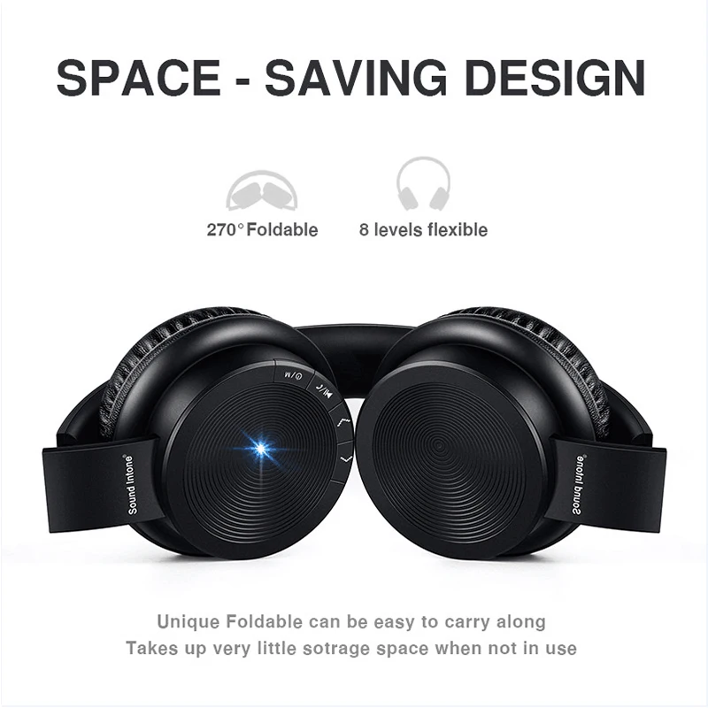 Звуковая модуляция P30 складной Беспроводной наушники Bluetooth бас стерео Шум Отмена