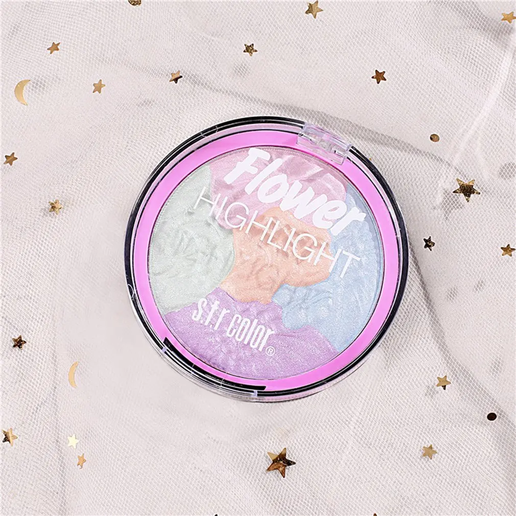 Румяна для лица на ремонт пудра свет и тени V Контур порошок хайлайтер палитра