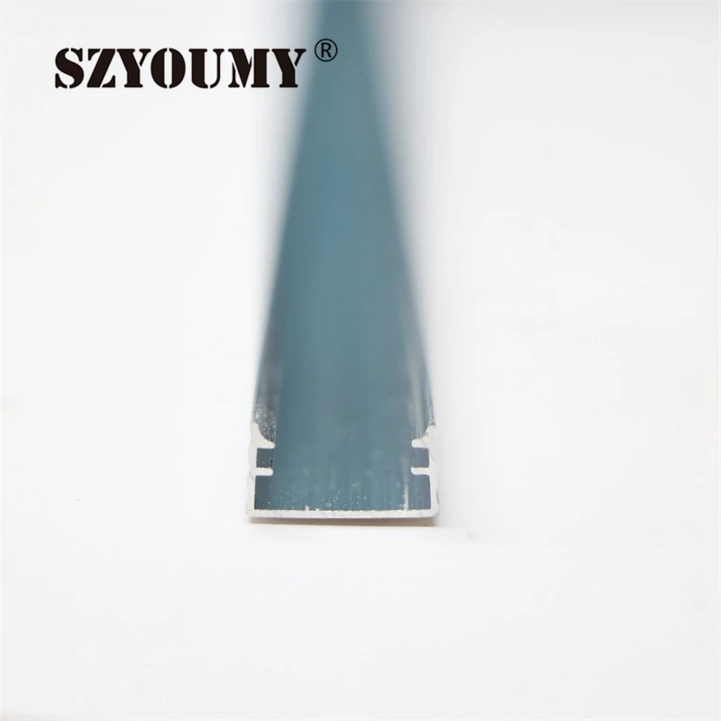 

SZYOUMY 50PCS Fixture U Channel Slot Light Bar Aluminum Profile Silver Color For Rigid LED Light SMD 5630 5050 8520 7020