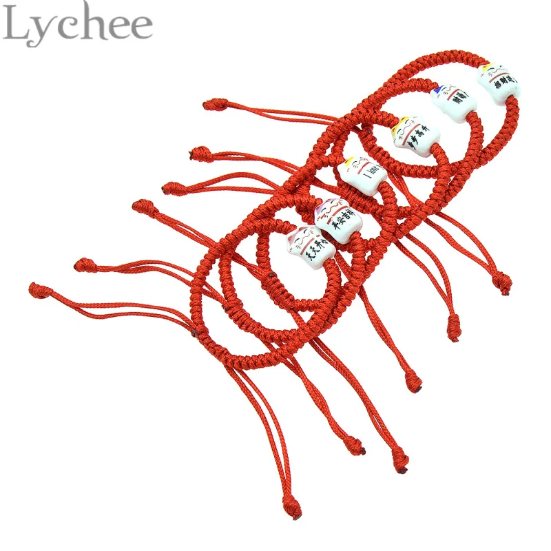 Lychee 1 шт мужчины женщины унисекс китайский стиль керамическая Фортуна кошка