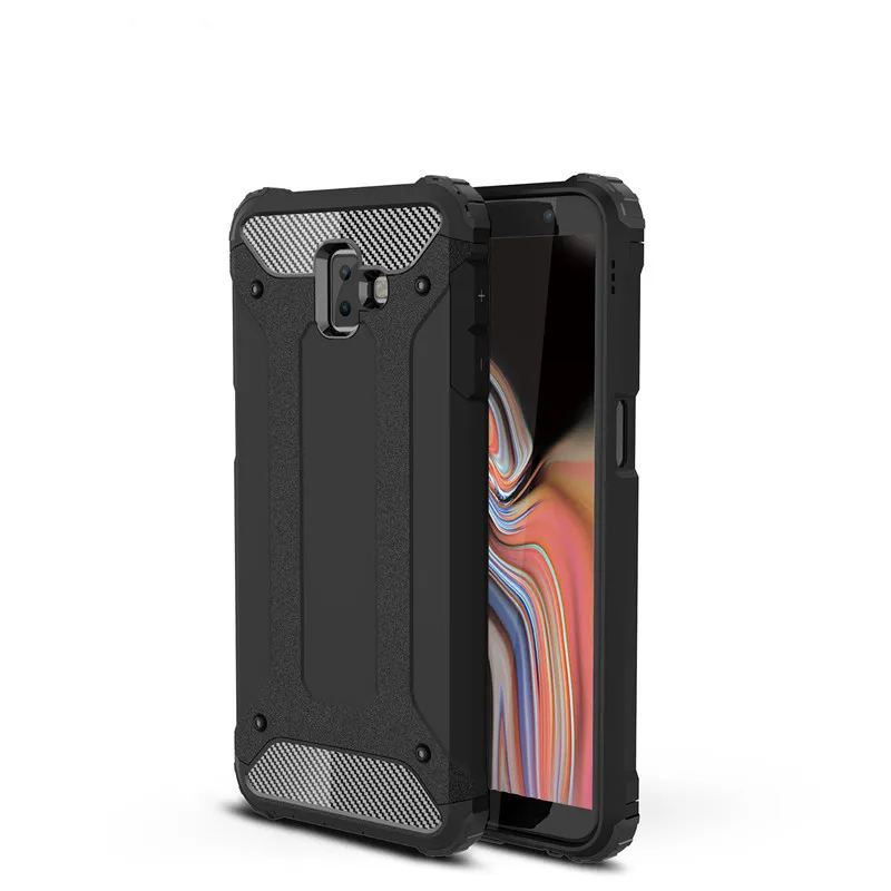 For Samsung Galaxy J6 Plus case cover funda 2018 New Luxury Shockproof bumper protect J610F J610 SM-J610F back coque |