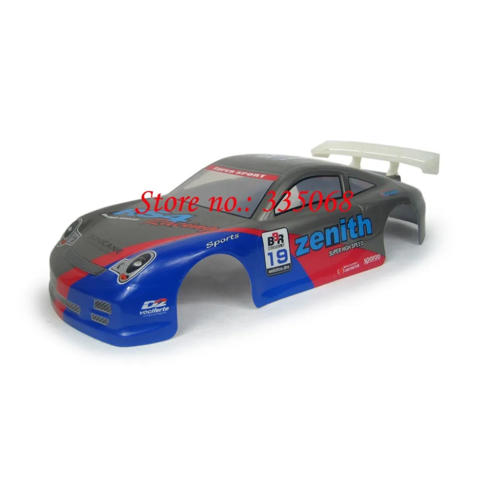 HENG LONG 3850-1 RC nitro автомобиль Sprint 1/10 Запасные части № 10009 Серебряный Корпус кузова