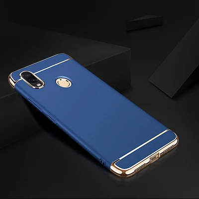 Роскошный чехол с покрытием для Xiaomi Redmi 4X 4A Note 6 Pro, жесткий чехол на заднюю панель для Redmi Note 7 Pro Redmi S2 6A 6 Pro, чехол для телефона - Цвет: Blue