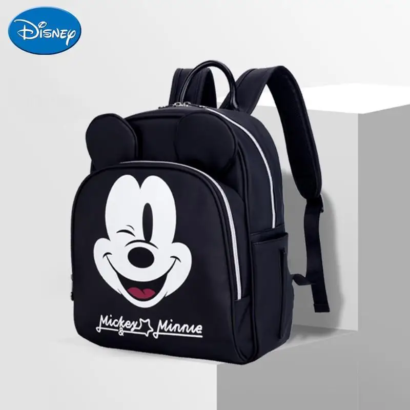 Disney Многофункциональный рюкзак для мам, сумки для подгузников с Микки Маусом, женские рюкзаки большой емкости, дорожная сумка для подгузников для младенцев, уход за ребенком
