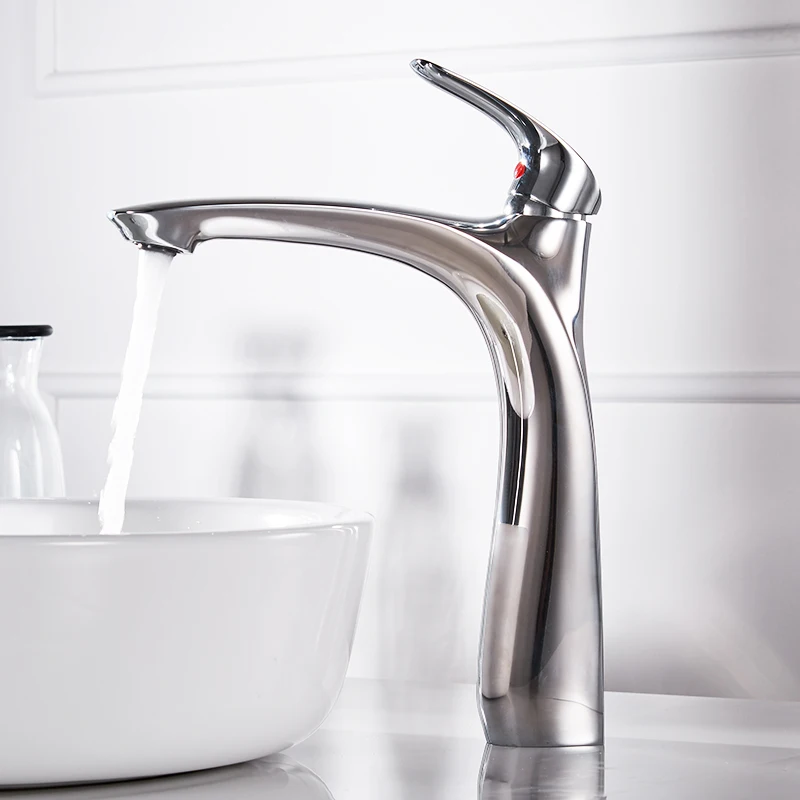 Хромированный смеситель для раковины FLG латунный кран ванной комнаты крепление