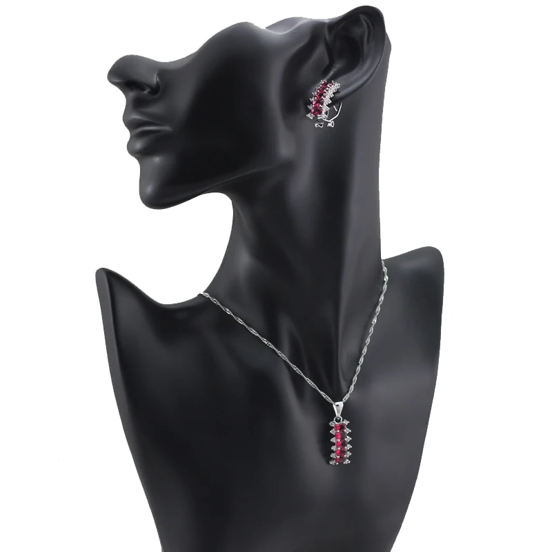 Женский ювелирный набор HAIMIS Azure блестящее циркониевое