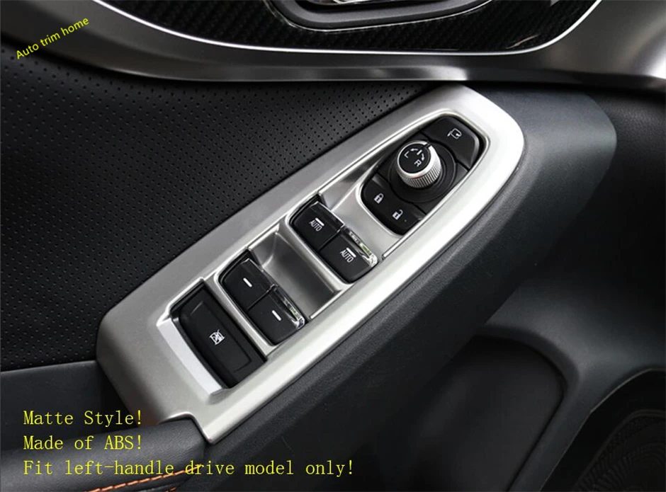 Подлокотник для двери Lapetus панель стекла кнопки подъема отделка 4 шт. подходит Subaru