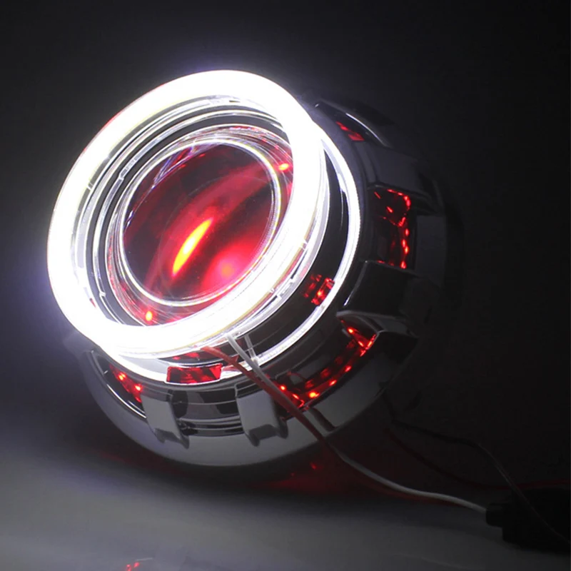 1 pair Car Angel Eyes Led Halo Ring Lights Headlight for Auto Moto Moped Scooter Motorcycle DC 12V 3W | Автомобили и мотоциклы