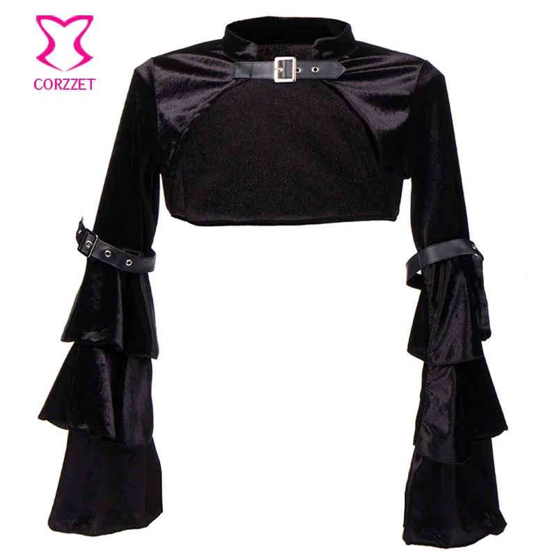 Женский фланелевый корсет с рукавом бабочкой и пряжкой большие размеры|corset