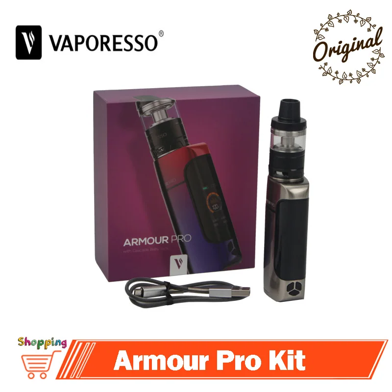 Электронная сигарета оригинальный Vaporesso Armour Pro TC комплект 100 Вт коробка мод 5 мл