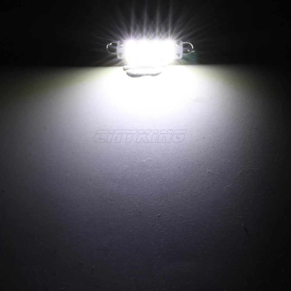 2 шт./лот автомобильная светодиодная гирлянда 44 мм 12SMD 1210 внутренняя купольная