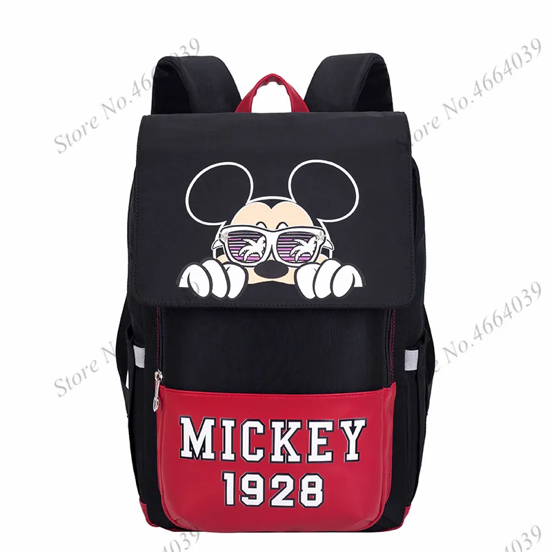 Disney Minnie Mummy сумка для беременных, брендовый usb-обогреватель, Большая вместительная детская сумка, рюкзак для путешествий, сумка для ухода за ребенком - Цвет: 71 Black