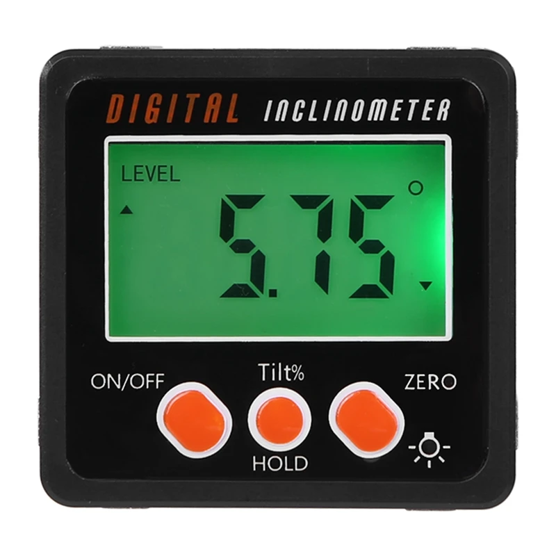 Angle meter Precision Digital Protractor Inclinometer Level box Finder Bevel Box with Magnet Base | Инструменты