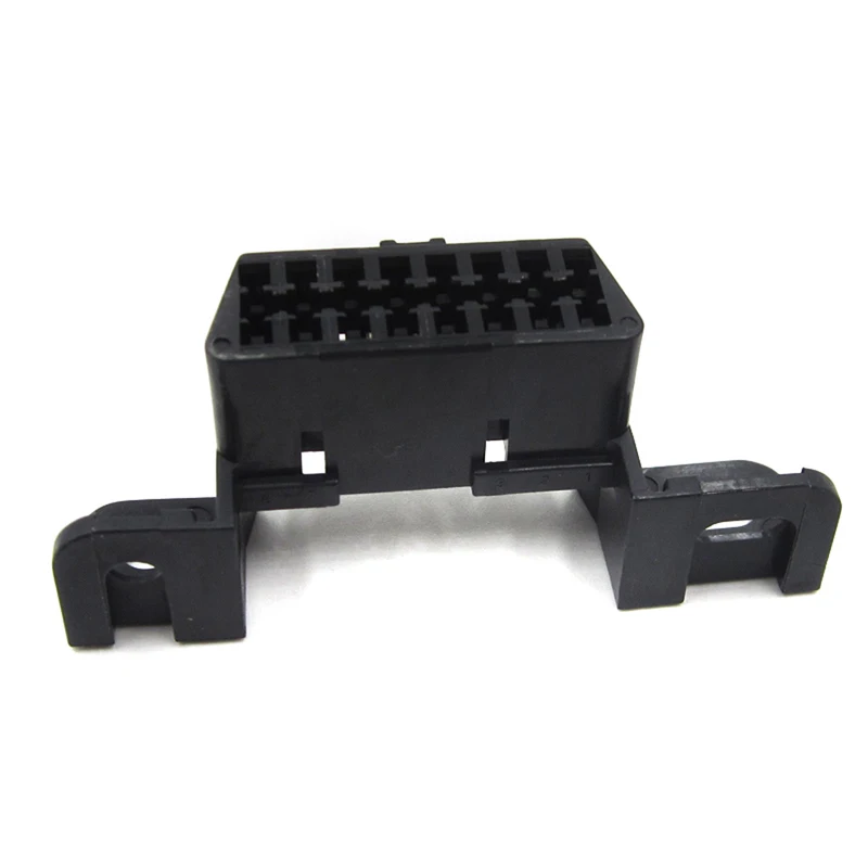 16pin obd2 разъем OBD2 OBD 2 16Pin женский угловой гнездо для провода &quotМама&quot obd ii адаптер