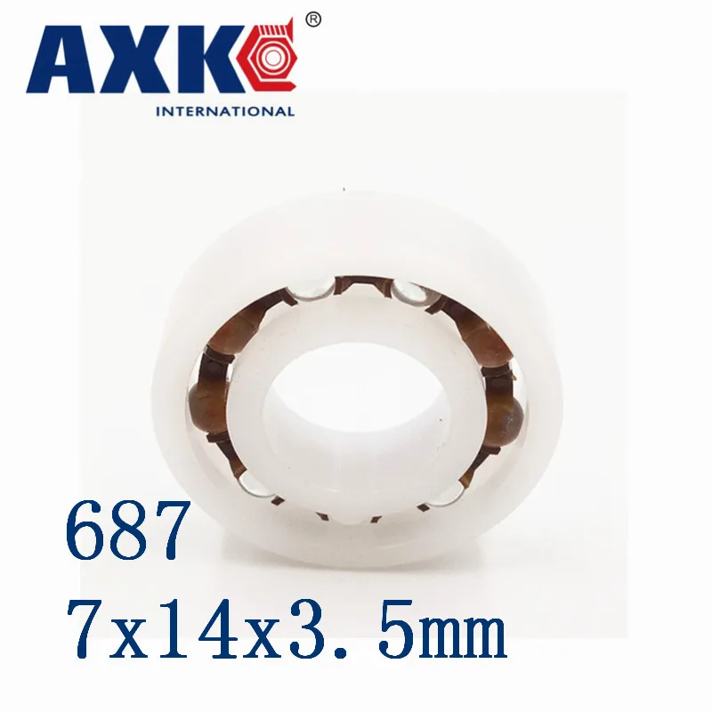 Axk 687 Pom (10 шт.) пластиковые шариковые Подшипники 7x14x3 5 мм стеклянные шарики 7*14*3 |