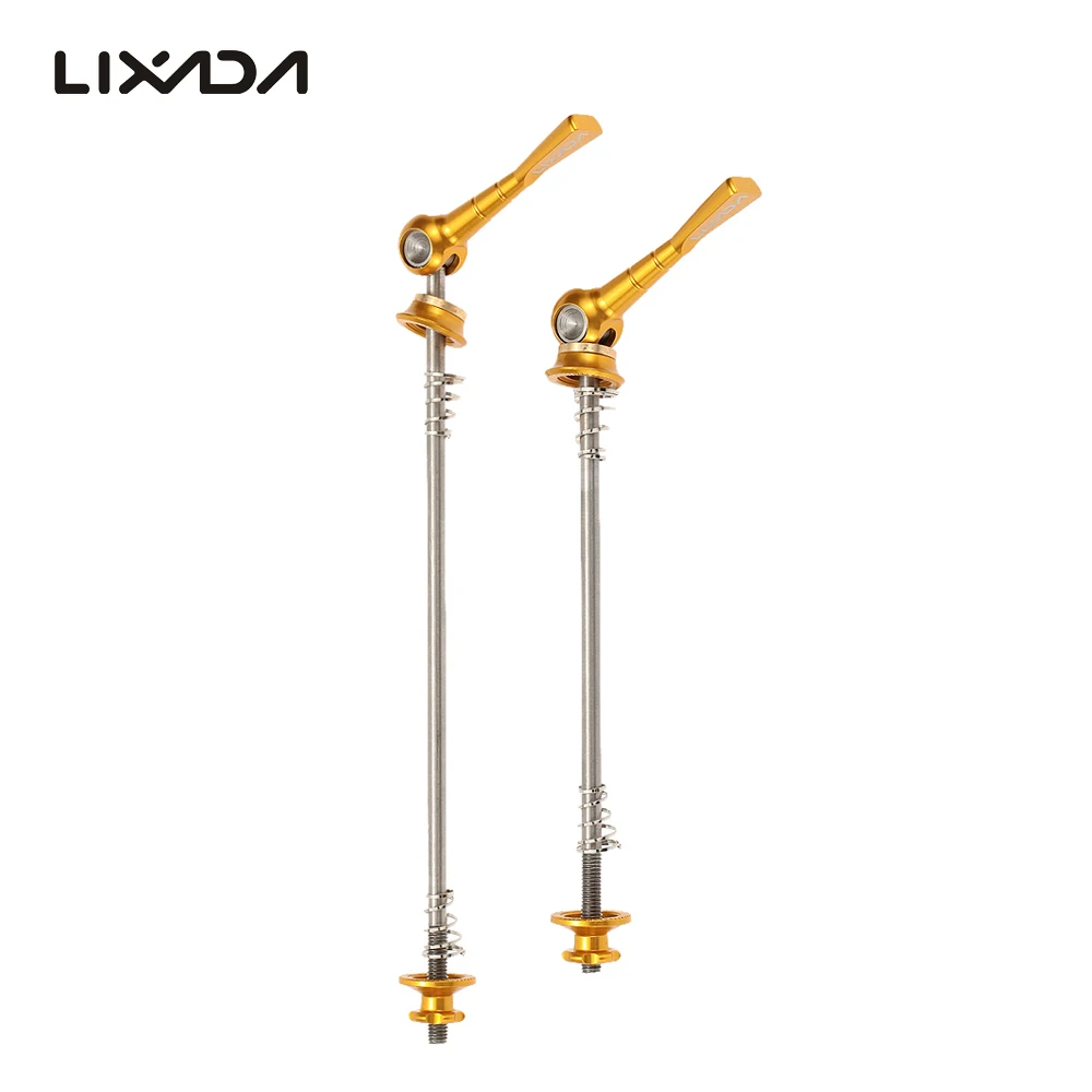 Lixada 2 шт./лот сверхлегкие велосипедные шашлыки быстроразъемные титановые оси QR