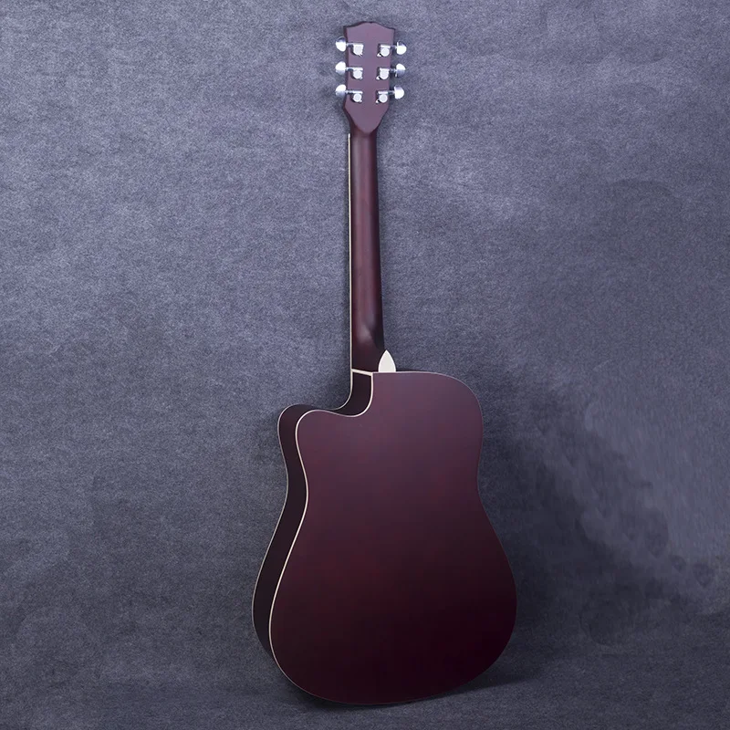 41-inch Acoustic Guitar Beginners Basswood Color Missing Angle Exercises with Picks Accessiories JT37 | Спорт и развлечения