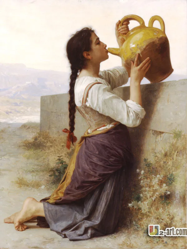 Картина на холсте (William Adolphe Bouguereau) украшение стену картина питьевая gilr печать для