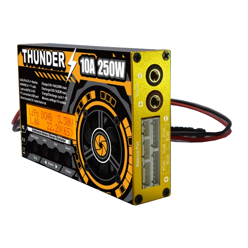 Новое поступление балансирующее зарядное устройство HOTA Thunder 250 Вт 10 А постоянного