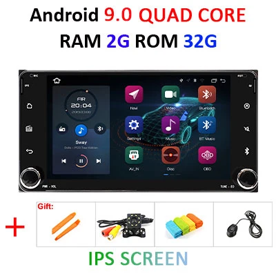 9.0 2G 32G IPS DSP 4G Оперативная память ips Android 8,1/8,0 радио автомобиль Toyota RAV4 Corolla Vios HILUX Terios Land Cruiser 100 Прадо GPS ПК Нет dvd-плеер - Цвет: 9.0 2G 32G IPS