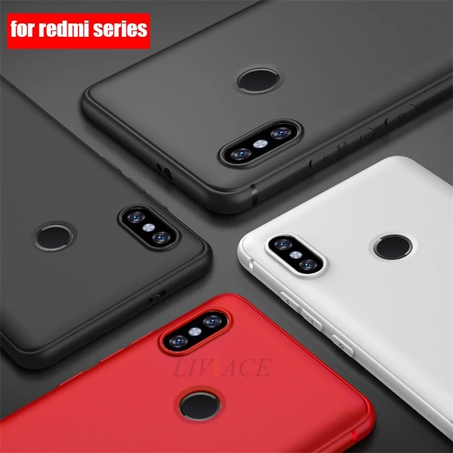 Матовый ультратонкий Мягкий ТПУ чехол для Xiaomi redmi note 7 6 pro 5 plus 4 4x 4a 5a prime s2 6a y2 мягкая Матовая силиконовая задняя крышка чехол s