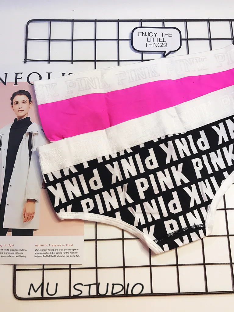 fashionable color matching cute sportswoman cotton fabrics in low waist ladies triangle underwear