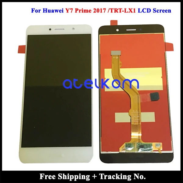 Протестированный для Huawei Y7 Prime 2017 ЖК-дисплей TRT-LX1 сенсорный ЖК-экран с цифровым